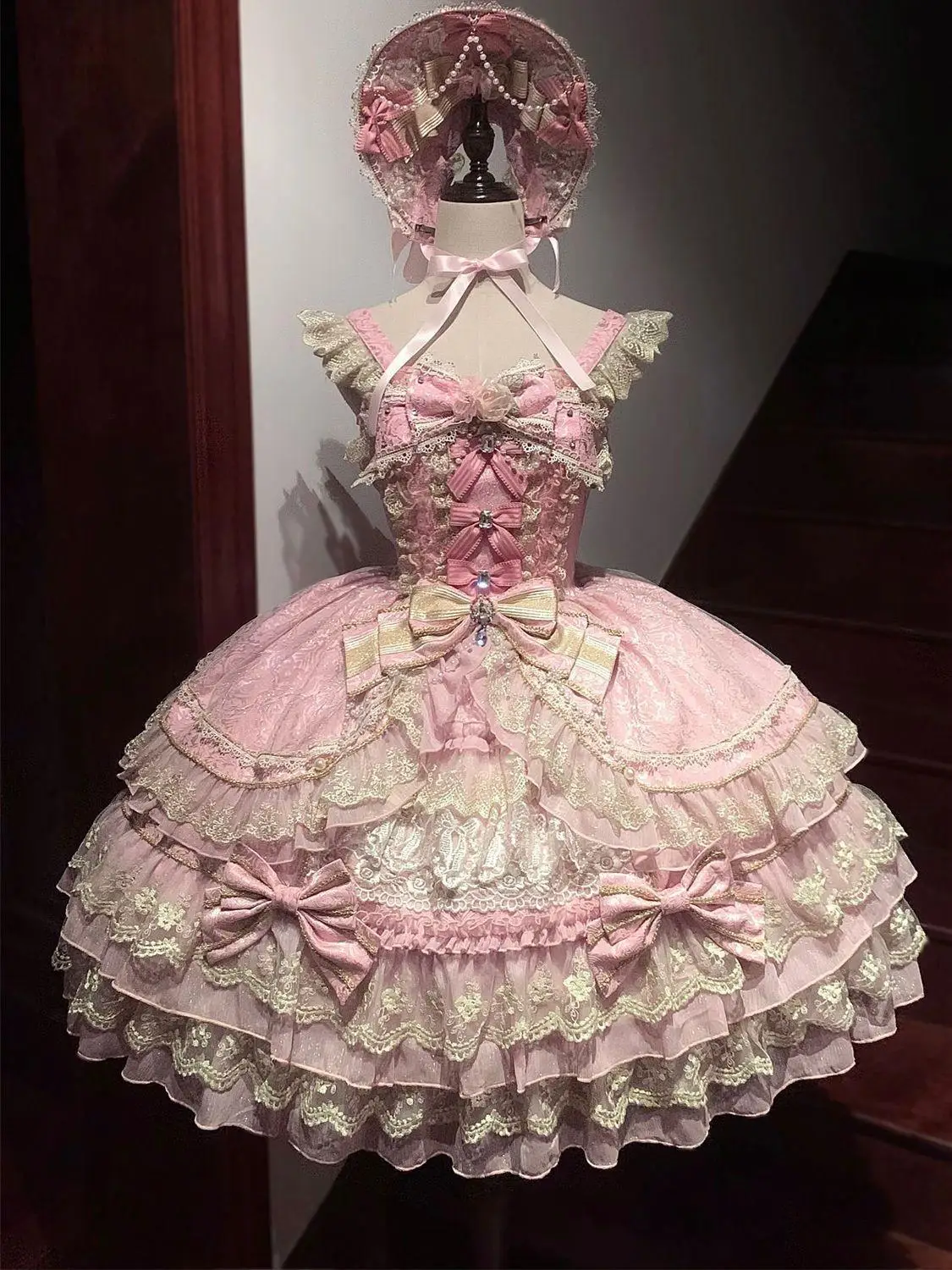 Women'S Fashion Kilt - IUM JKS スカート Y2K 日本風ロリータ ストラップドレス