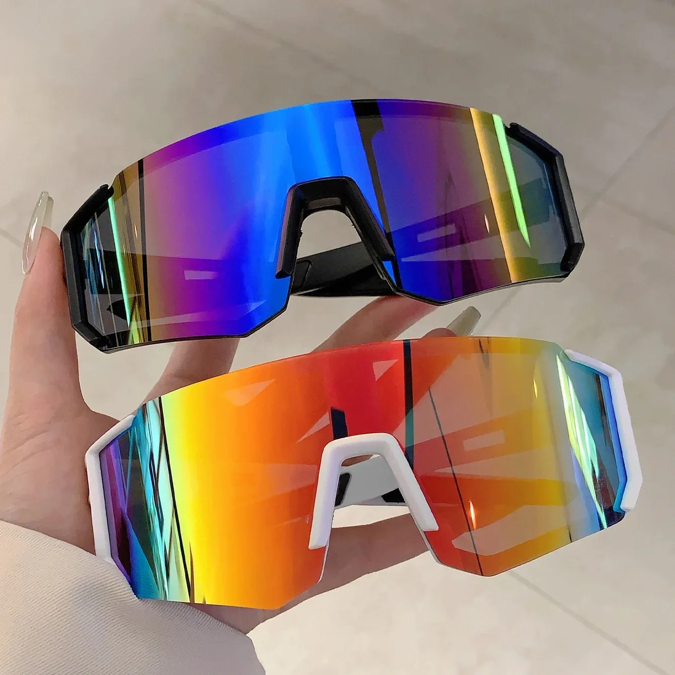Women'S Fashion Eyewear - 男性用アウトドアスポーツサングラス 軽量オーバーサイズ メンズサングラス サイクリング ドライブ 釣り