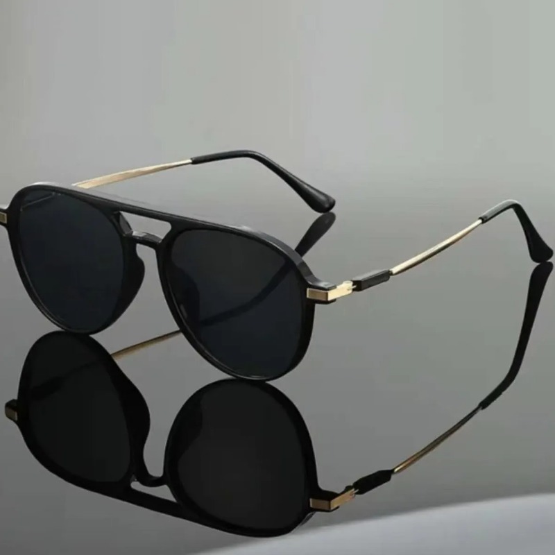 Women'S Fashion Eyewear - ヴィンテージパイロットサングラス 男女兼用 新ファッション レオパード柄 高級 グラデーション