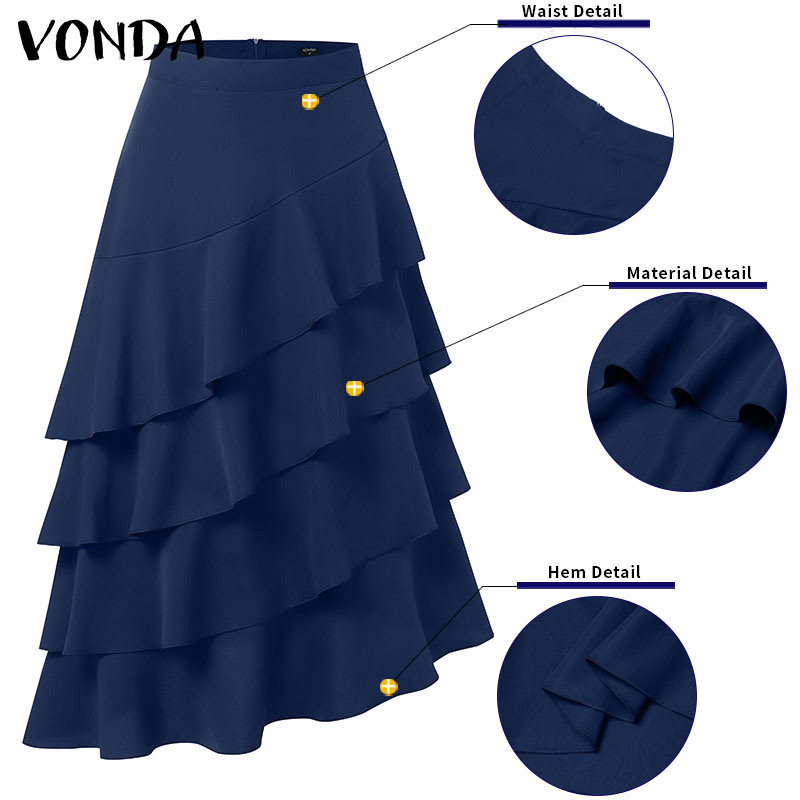 VONDA プラスサイズ 5XL レディース ロング マキシ - Women'S Fashion Layering のレビューと価格