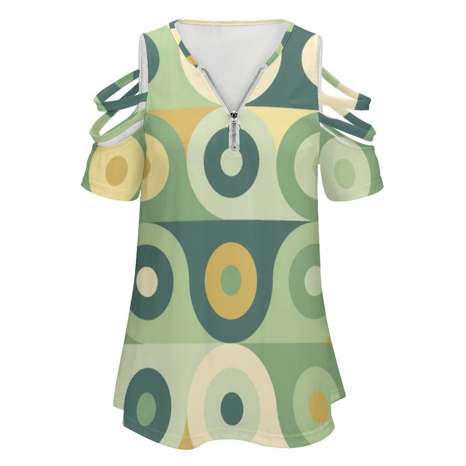 女性のための70年代のプリントTシャツ,ジッパー付きトップス - Women'S Fashion In The 70S のレビューと価格