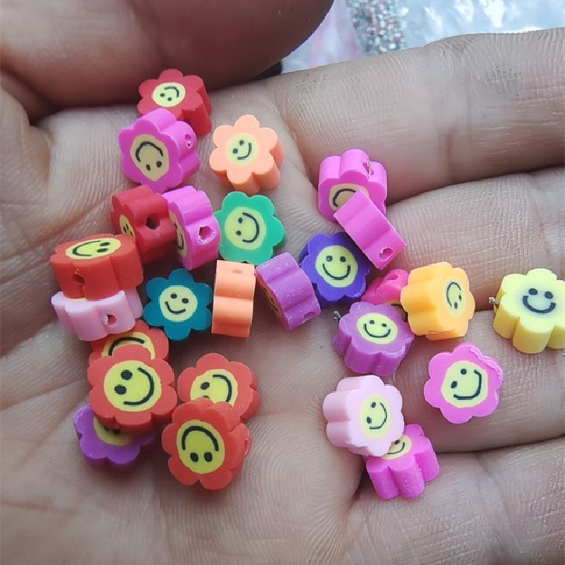 300 個ルース DIY Fimo ビーズ笑顔サイズ 10  - Women'S Fashion Market Size のレビューと価格