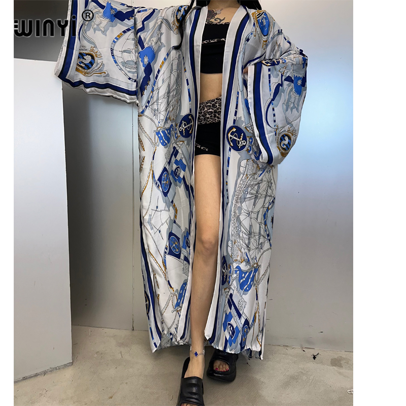 WINYI着物 夏用カフタン ビーチウェア カーディガン フ - Women'S Fashion Kimono のレビューと価格