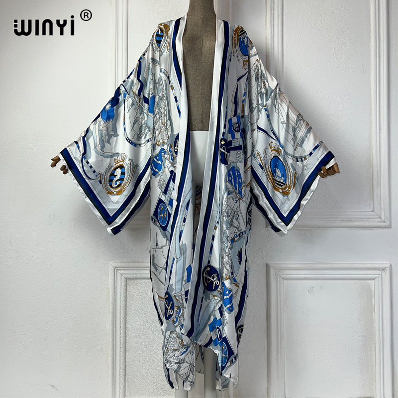WINYI着物 夏用カフタン ビーチウェア カーディガン フ - Women'S Fashion Kimono のレビューと価格