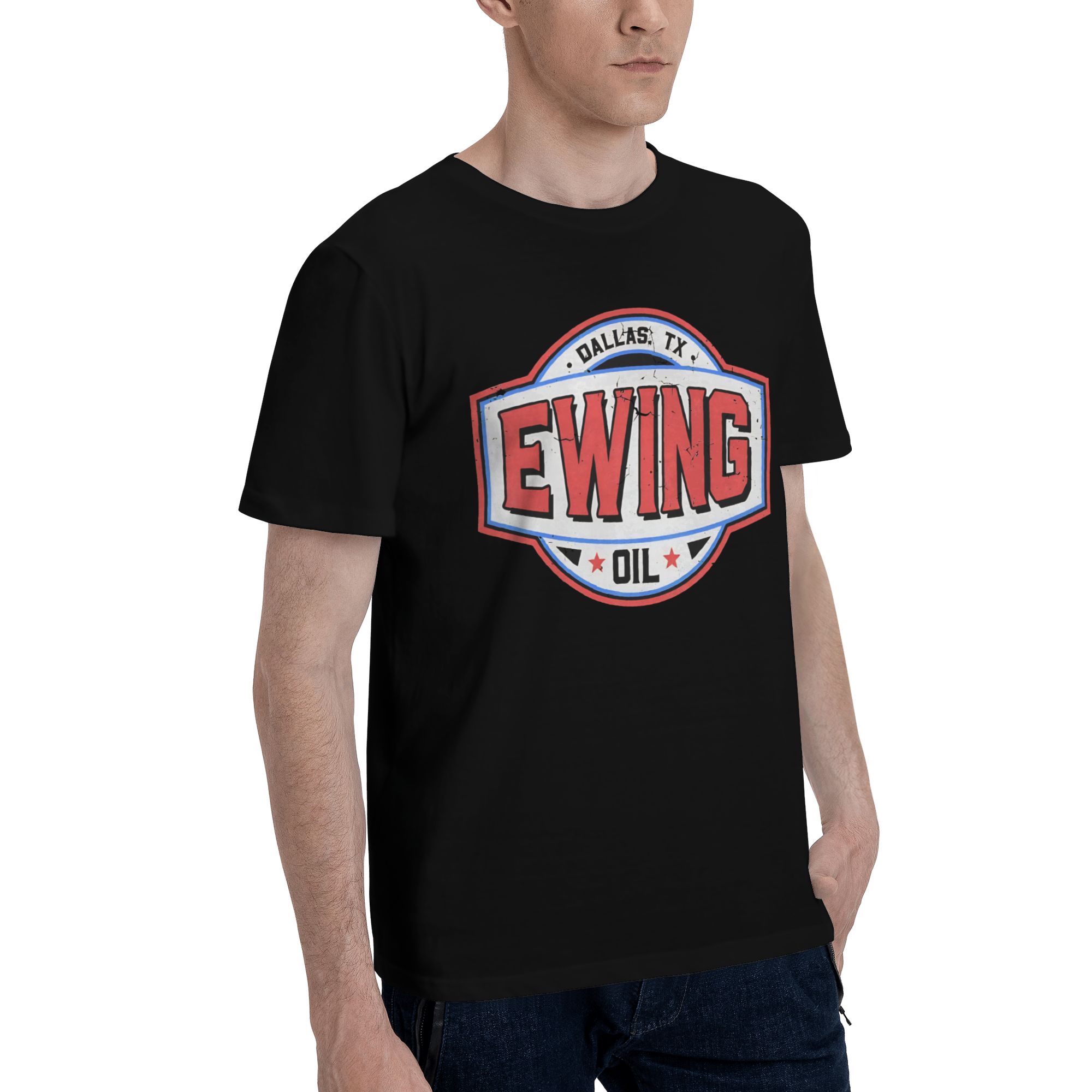 男性女性グラフィックプリント Ewing Oil Co. ダ - Women'S Fashion In The 70S のレビューと価格