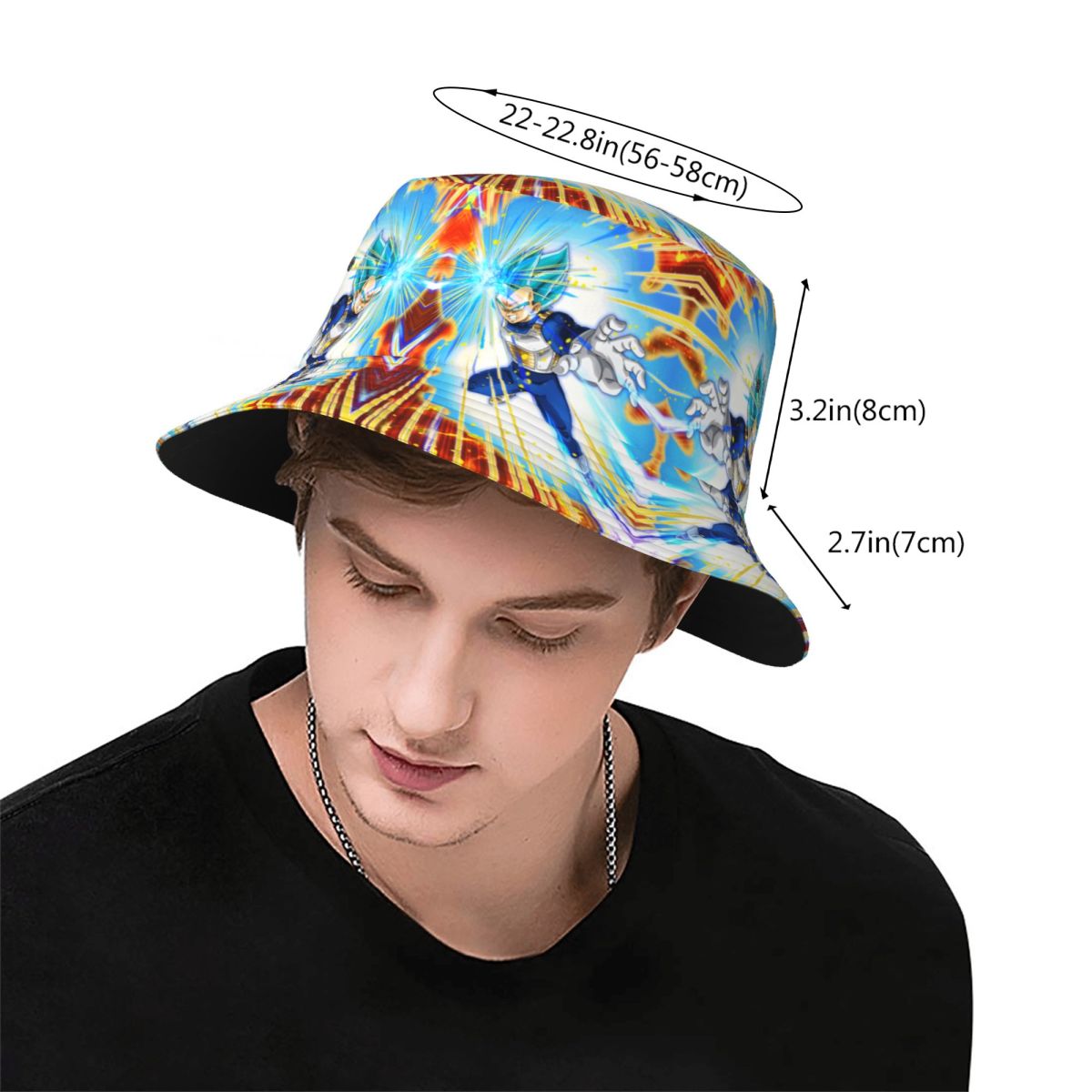 カスタムファッションDBZベジータ漫画日本バケットハット メ - Bucket Hat Women のレビューと価格