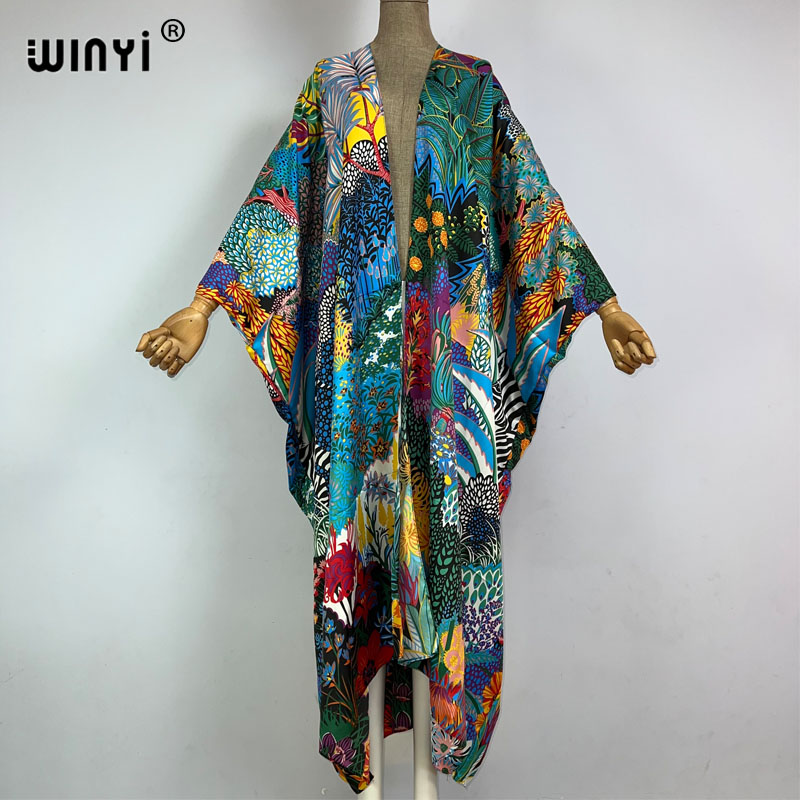 WINYI アフリカ中東着物 レディースカーディガン ステッ - Women'S Fashion Kimono のレビューと価格