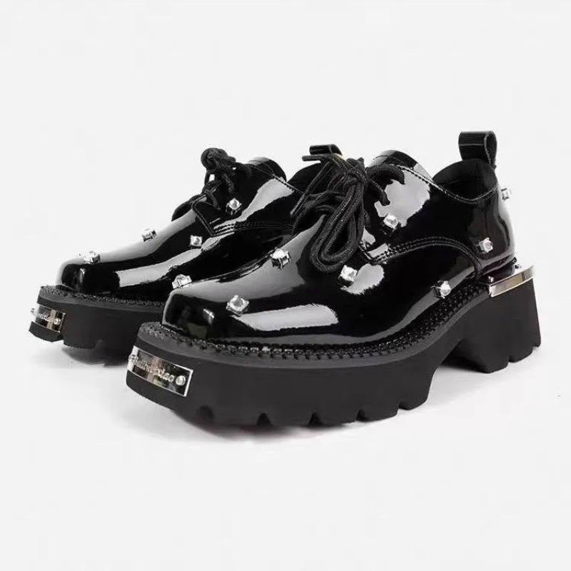 女性ローファークリスタルプラットフォーム分厚いメアリージェー - Women'S Fashion Trends のレビューと価格