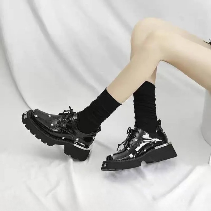 女性ローファークリスタルプラットフォーム分厚いメアリージェー - Women'S Fashion Trends のレビューと価格