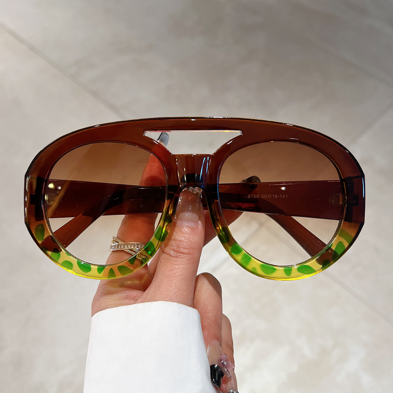 オーバーサイズラウンドゴーグル メンズファッション ダブルブ - Women'S Fashion Eyewear のレビューと価格