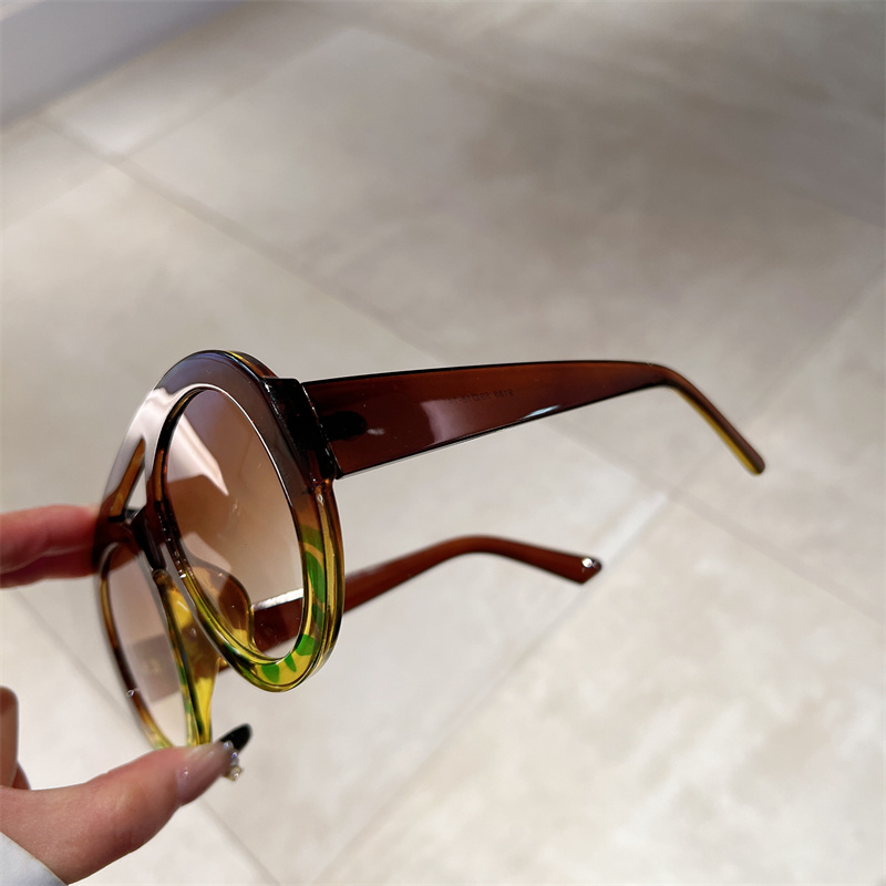 オーバーサイズラウンドゴーグル メンズファッション ダブルブ - Women'S Fashion Eyewear のレビューと価格