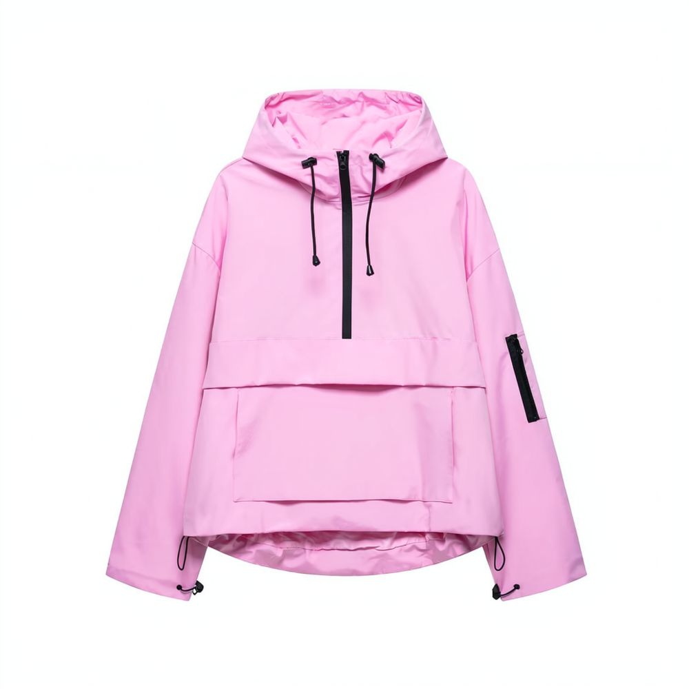 女性用カジュアルフード付きウィンドブレーカー、アウトドア用防 - Women'S Fashion Utility Jacket のレビューと価格