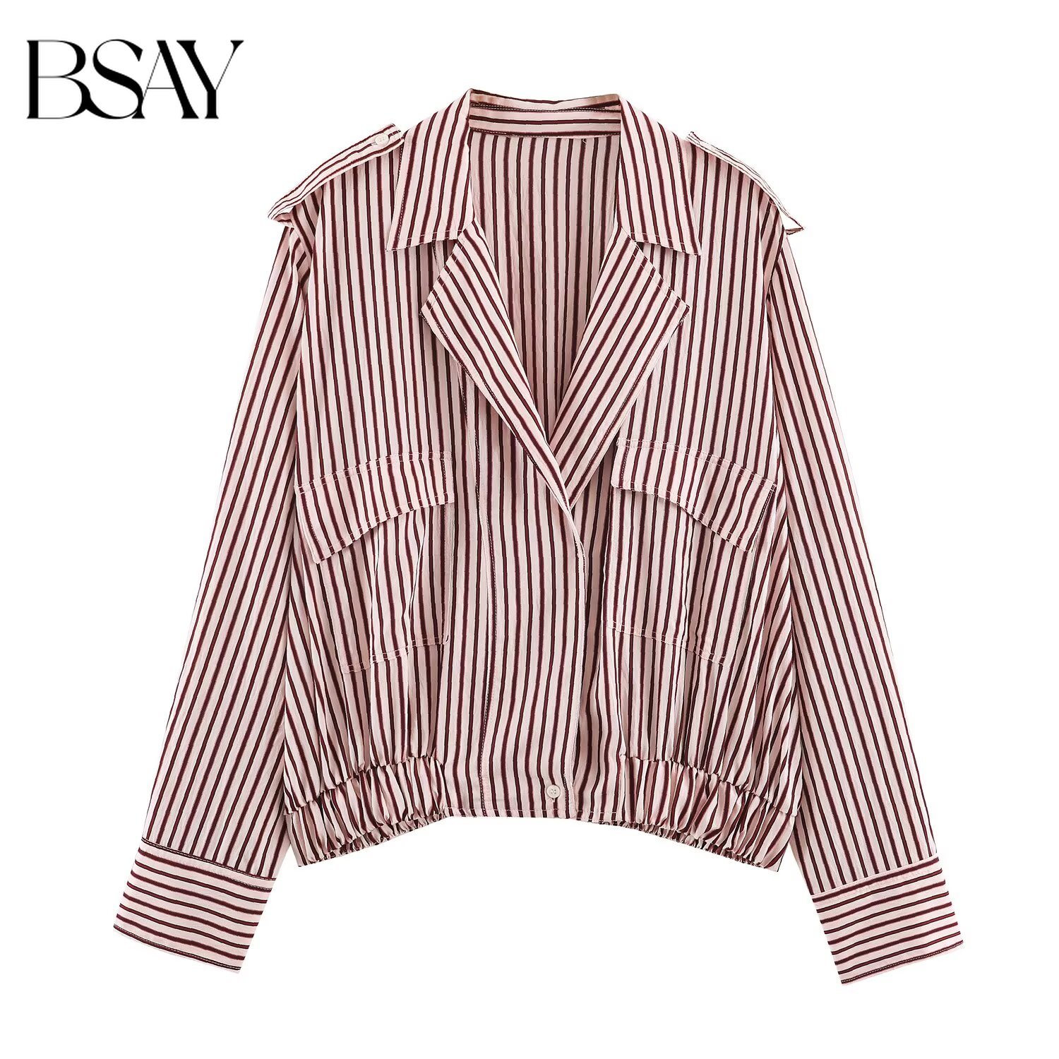 BSAY 2026年秋新作 アメリカンヴィンテージ ストライ - Women'S Fashion Utility Jacket のレビューと価格