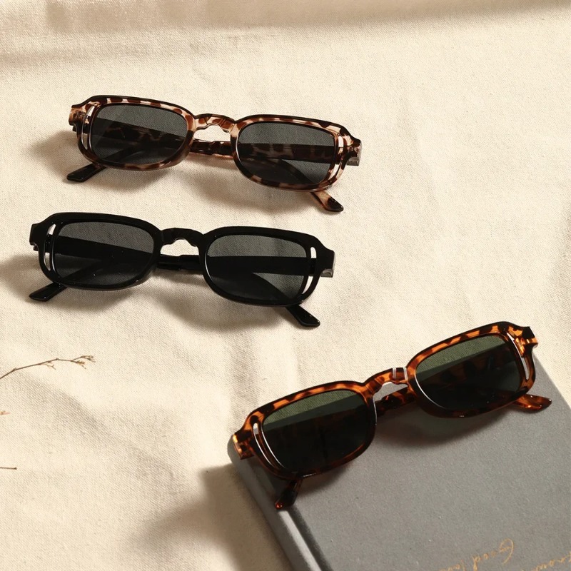 豪華な長方形サングラス女性オーバルヴィンテージブランドデザイ - Women'S Fashion Eyewear のレビューと価格