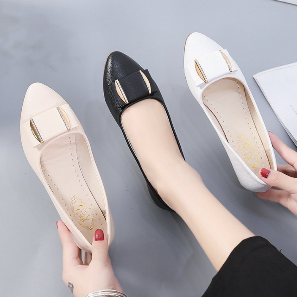 女性向けトレンドカジュアル軽量オフィスドレスシューズ、フラッ - Women'S Fashion Trends のレビューと価格