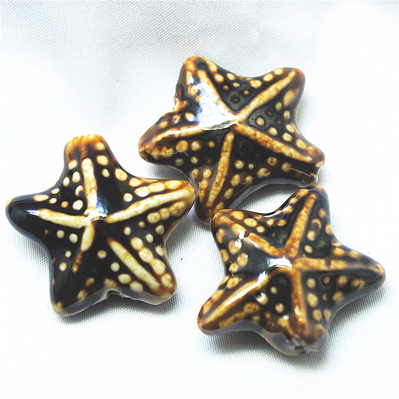 6 個ヒトデマッチングルースビーズセラミック材料サイズ 37 - Women'S Fashion Market Size のレビューと価格