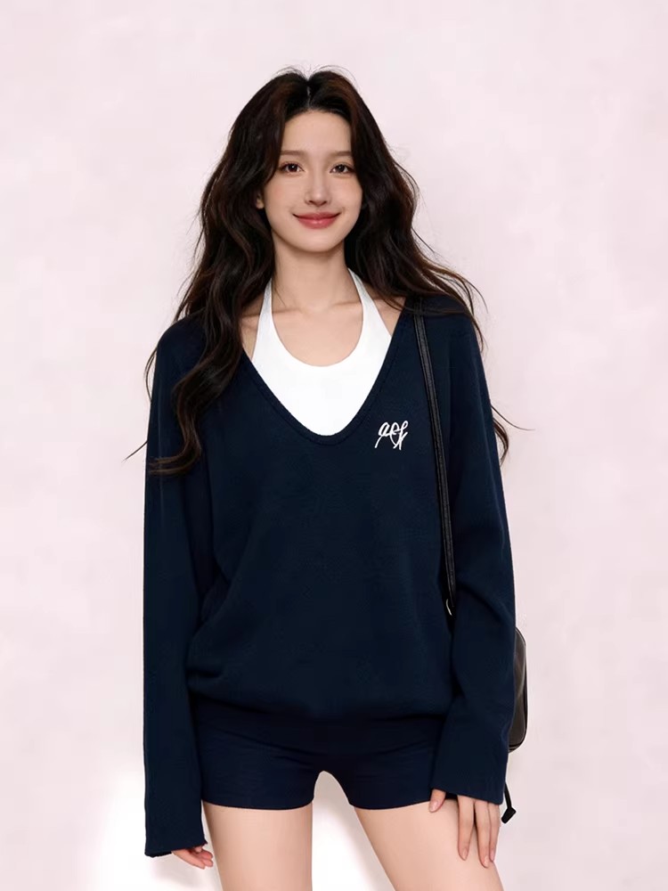 2026年春新作 レディース3点セット ファッションブルー  - Women'S Fashion Layering のレビューと価格