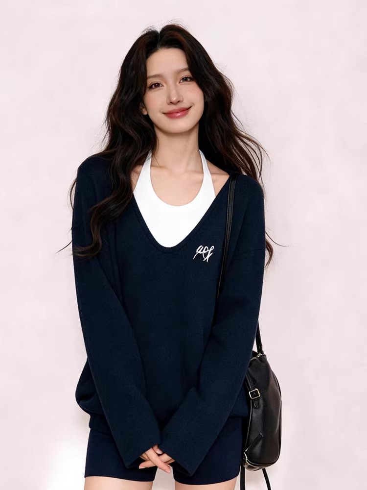 2026年春新作 レディース3点セット ファッションブルー  - Women'S Fashion Layering のレビューと価格