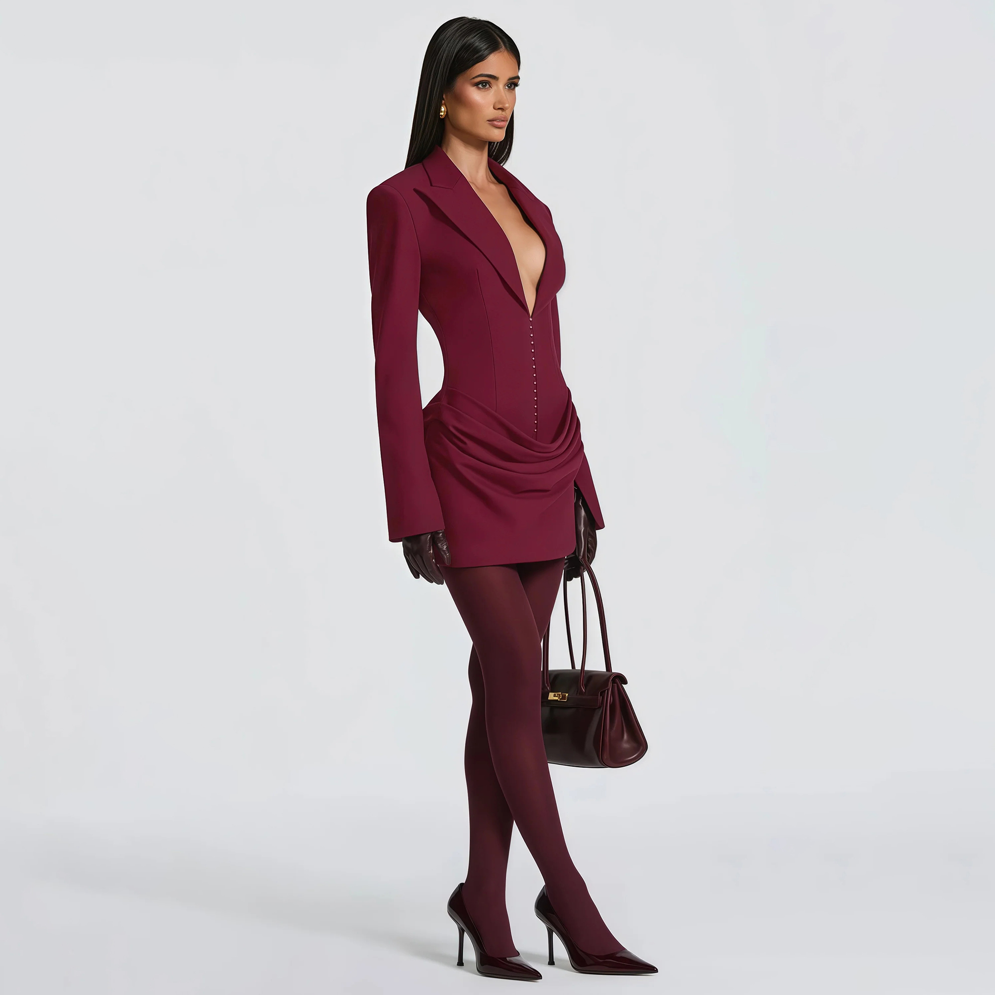 NOVAファッション 無地 ミニドレス 秋冬 セクシー ディ - Women'S Fashion Nova Dresses のレビューと価格