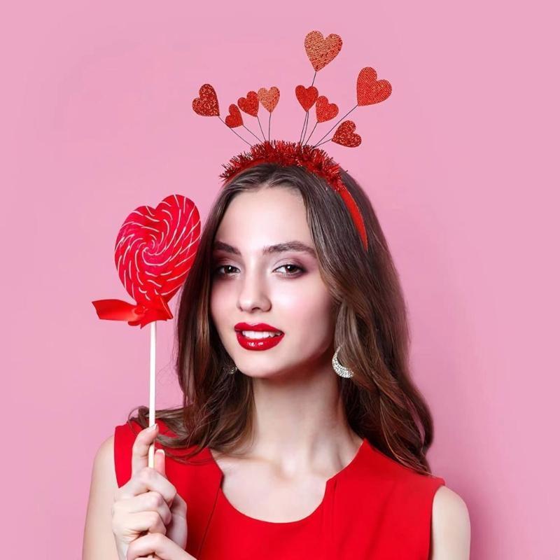 39BC バレンタインデー 見掛け倒し ハート型 ヘッドバン - Women'S Day Fashion Show のレビューと価格