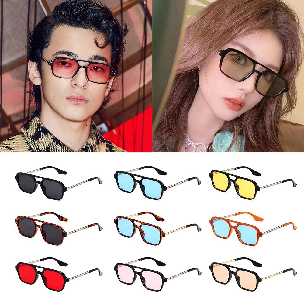 ファッション UV400 保護スクエアサングラスヴィンテージ - Women'S Fashion In The 70S のレビューと価格