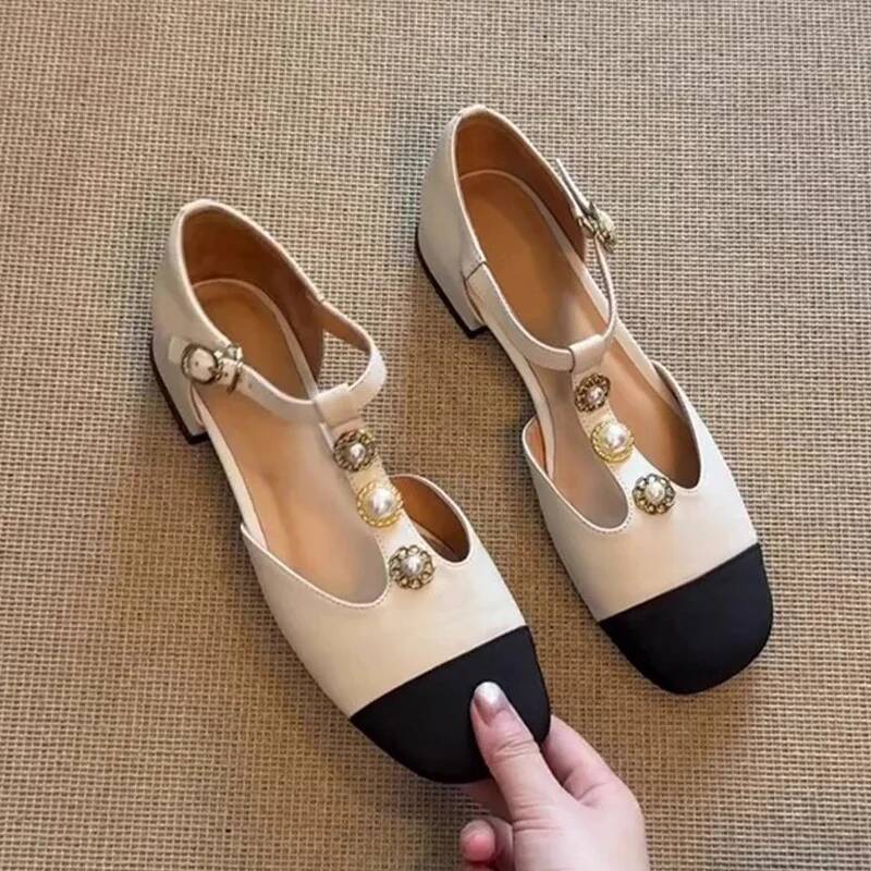 女性スクエアトゥヒールサンダル夏の靴ファッション新人デザイナ - Women'S Fashion Trends のレビューと価格