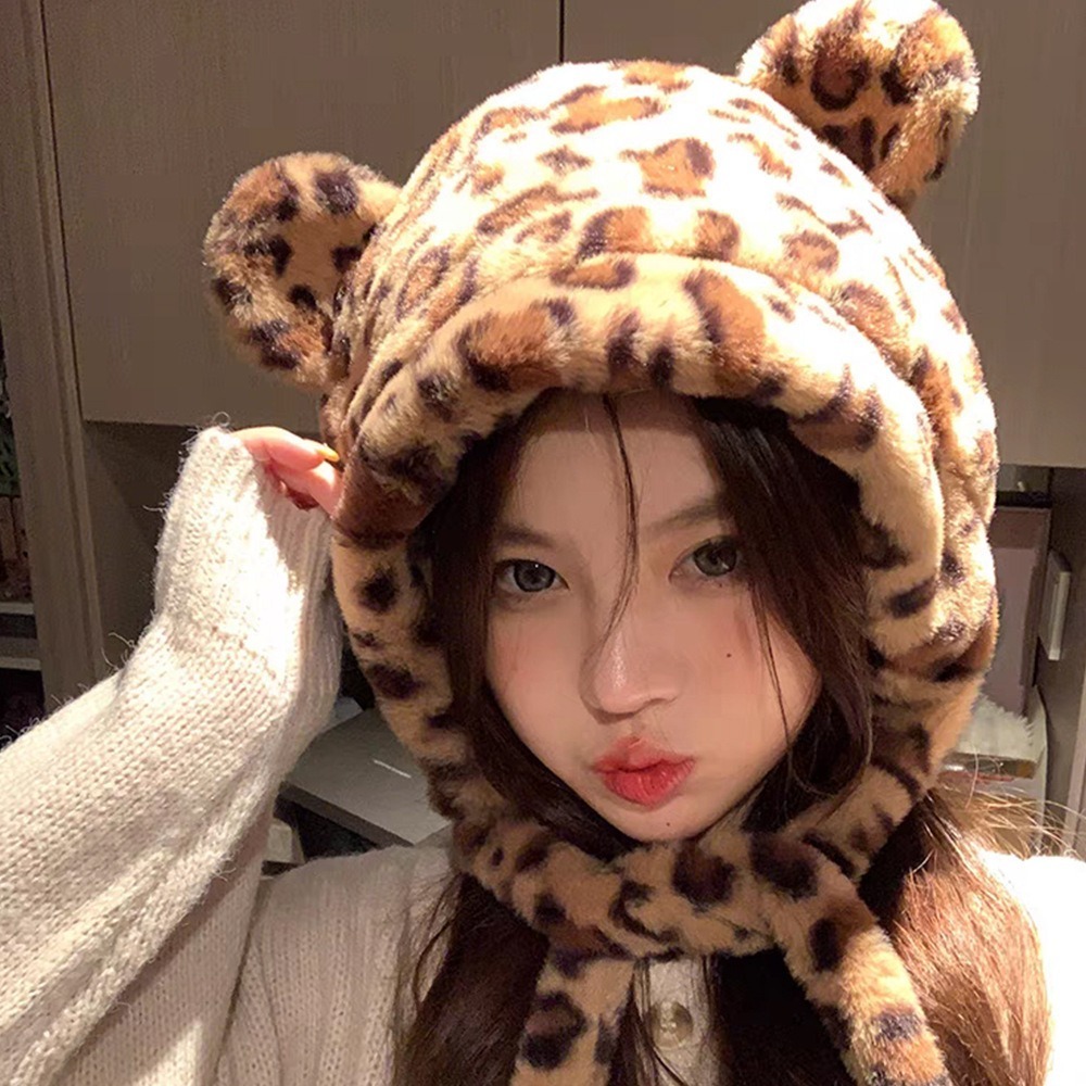 新しいファッション冬用帽子 かわいい耳当て付きのクマ耳帽子  - Bucket Hat Women のレビューと価格