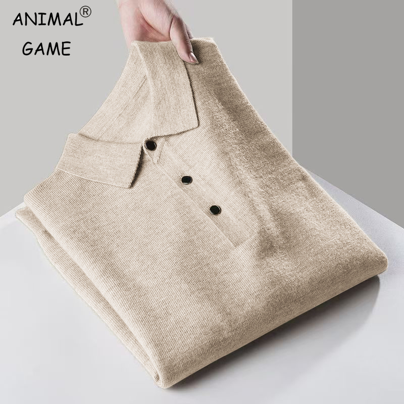 メンズクォータージッパーセーター長袖ボタンダウンゴルフシャツ - Ribbed Knit Sweater のレビューと価格