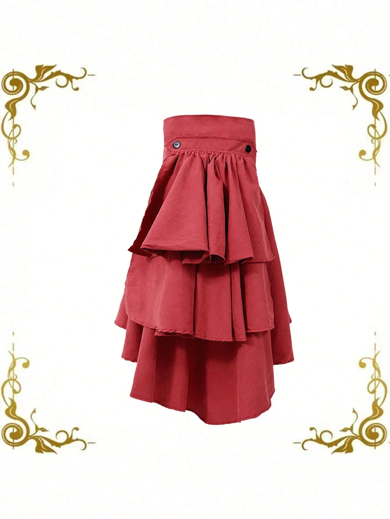 取り外し可能なオーバースカート女性パンクスワローテールスカー - Women'S Fashion Kilt のレビューと価格
