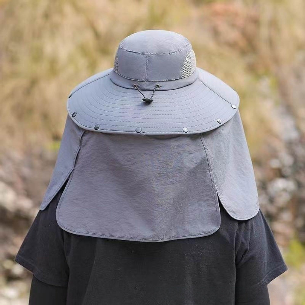 取り外し可能な布製メンズサンハット大きなつばネック保護女性用 - Bucket Hat Women のレビューと価格