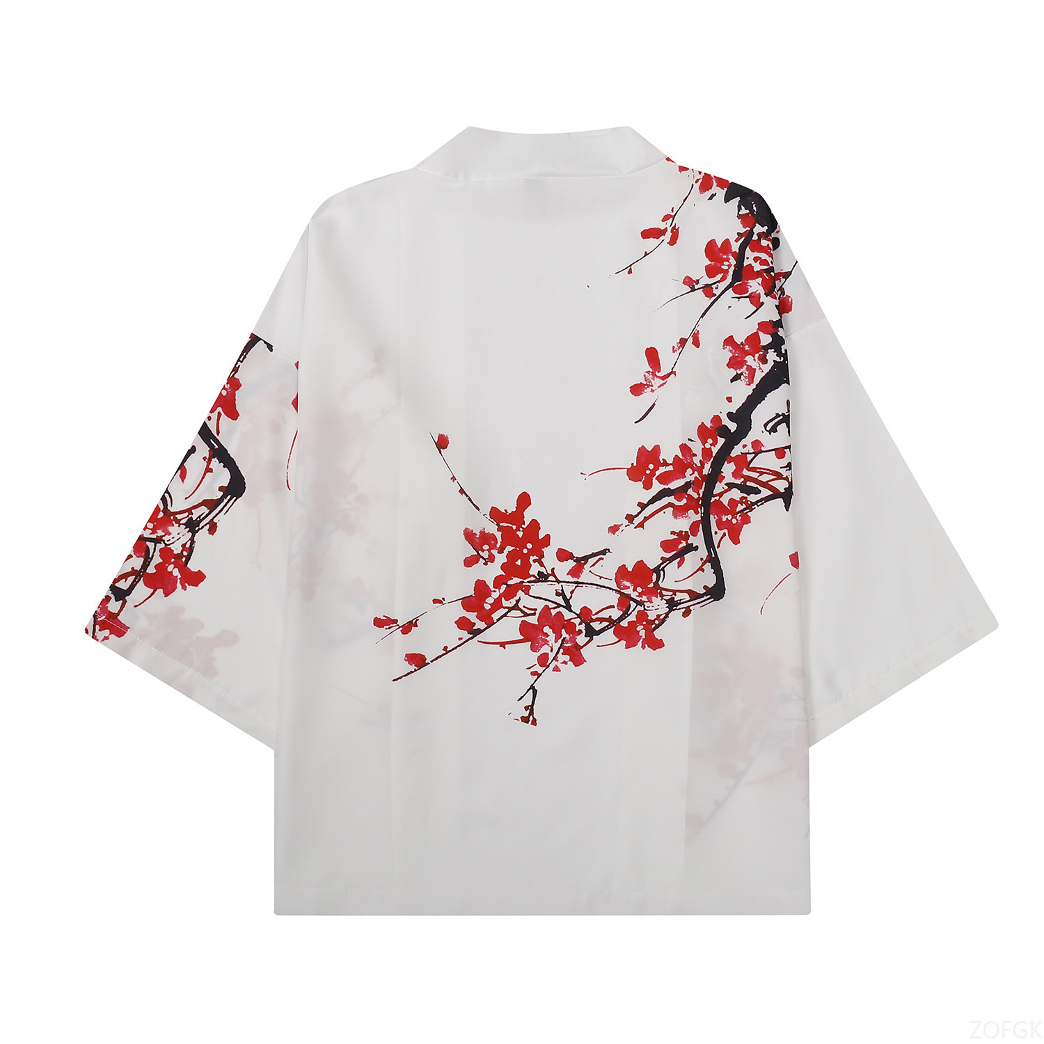 夏の女性のフラワープリント着物男性ファッションビーチアロハシ - Women'S Fashion Kimono のレビューと価格