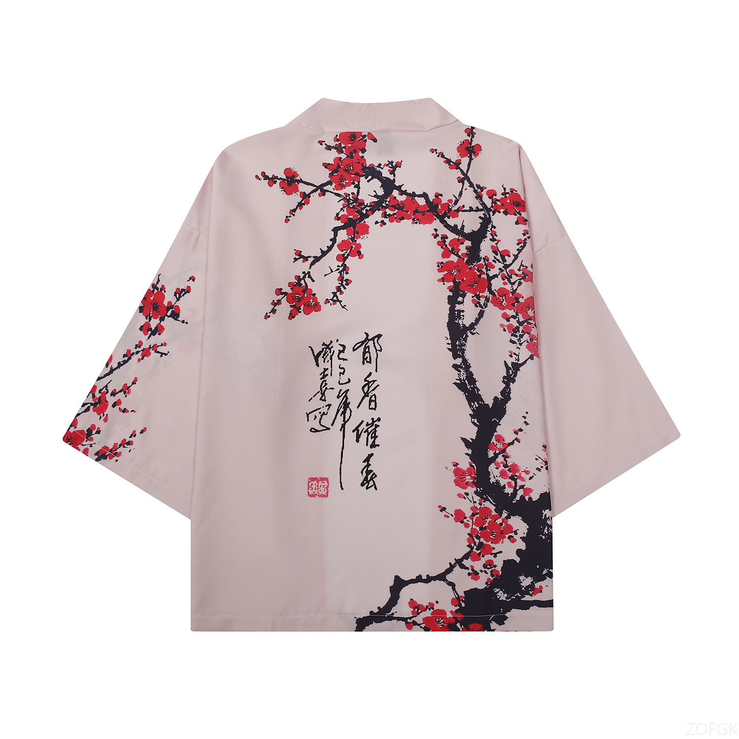 夏の女性のフラワープリント着物男性ファッションビーチアロハシ - Women'S Fashion Kimono のレビューと価格