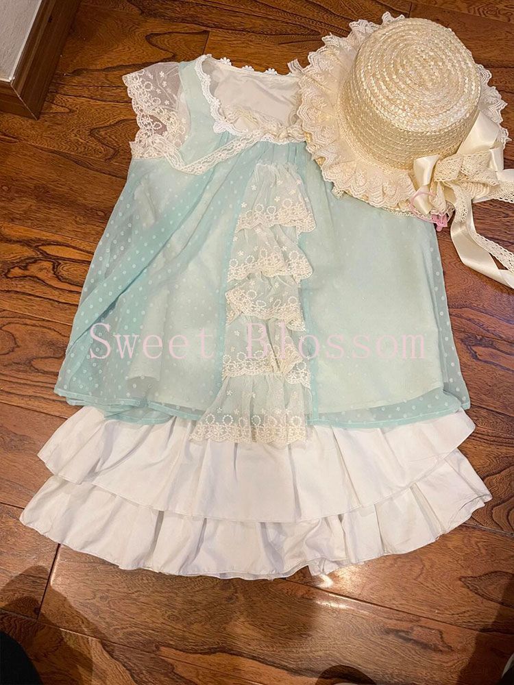 2025 和菓子かわいいツーピースセット女性ノースリーブトッ - Women'S Fashion Kilt のレビューと価格