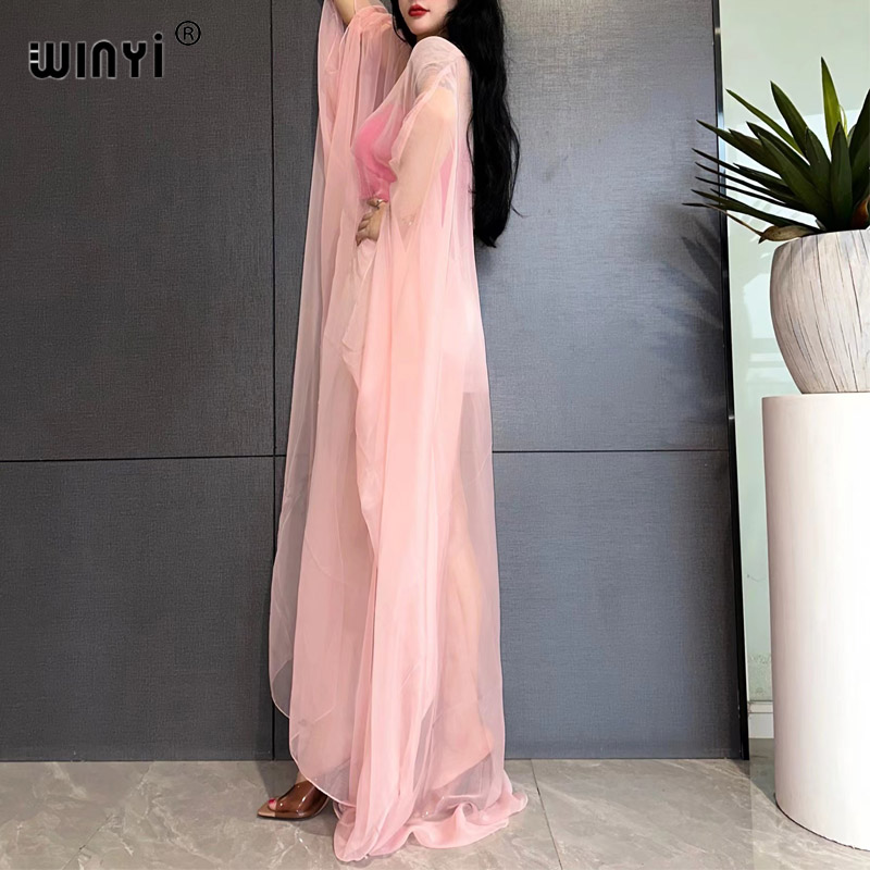 WINYIビーチセクシーカバーアップ、水着用女性着物風スイム - Women'S Fashion Kimono のレビューと価格