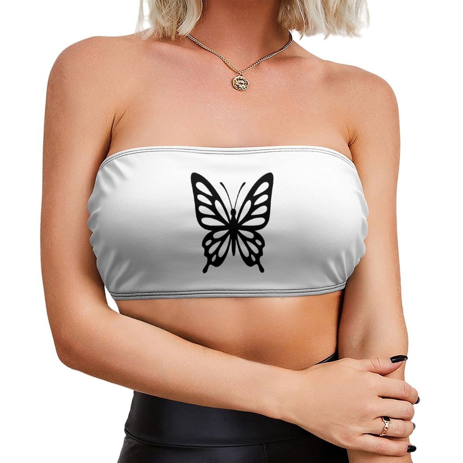 女性用ストラップレスブラ、ワイヤレスノンパッドチューブトップ - Bra Top Seamless のレビューと価格