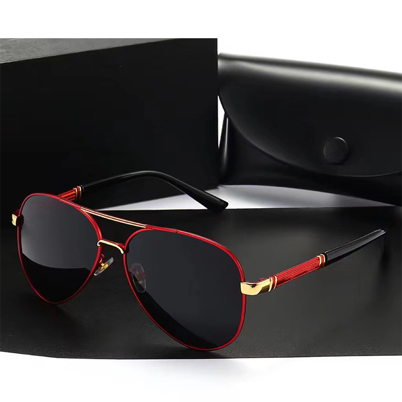 高級感あふれるメンズ偏光メタルサングラス。運転用としても最適 - Women'S Fashion Eyewear のレビューと価格