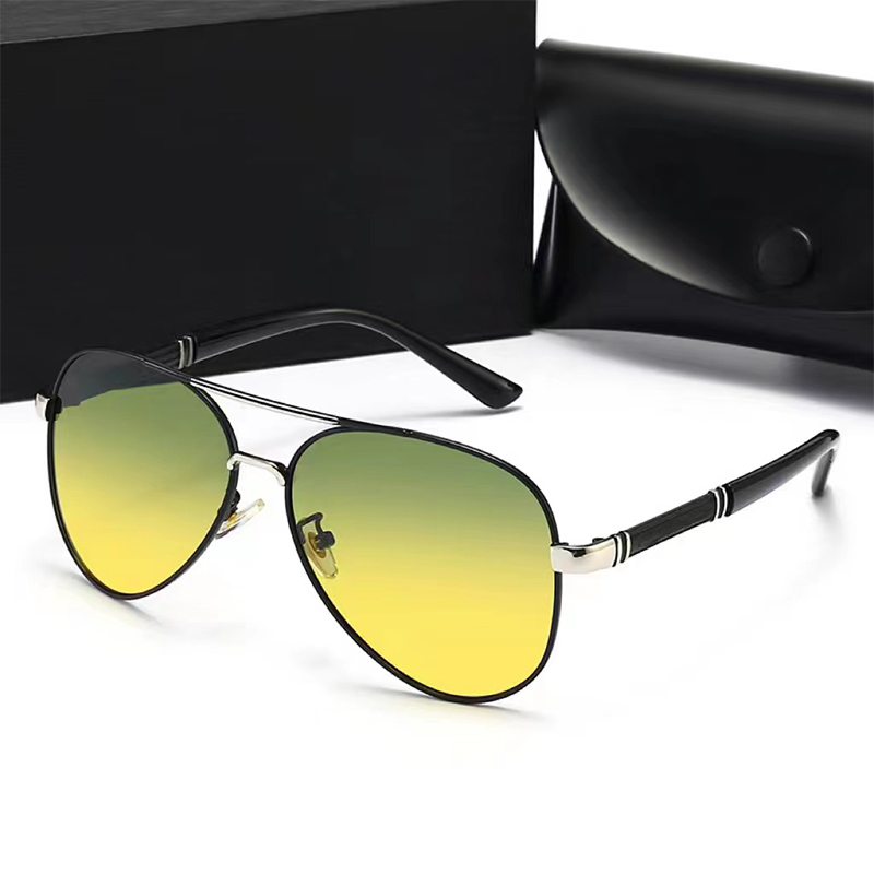 高級感あふれるメンズ偏光メタルサングラス。運転用としても最適 - Women'S Fashion Eyewear のレビューと価格