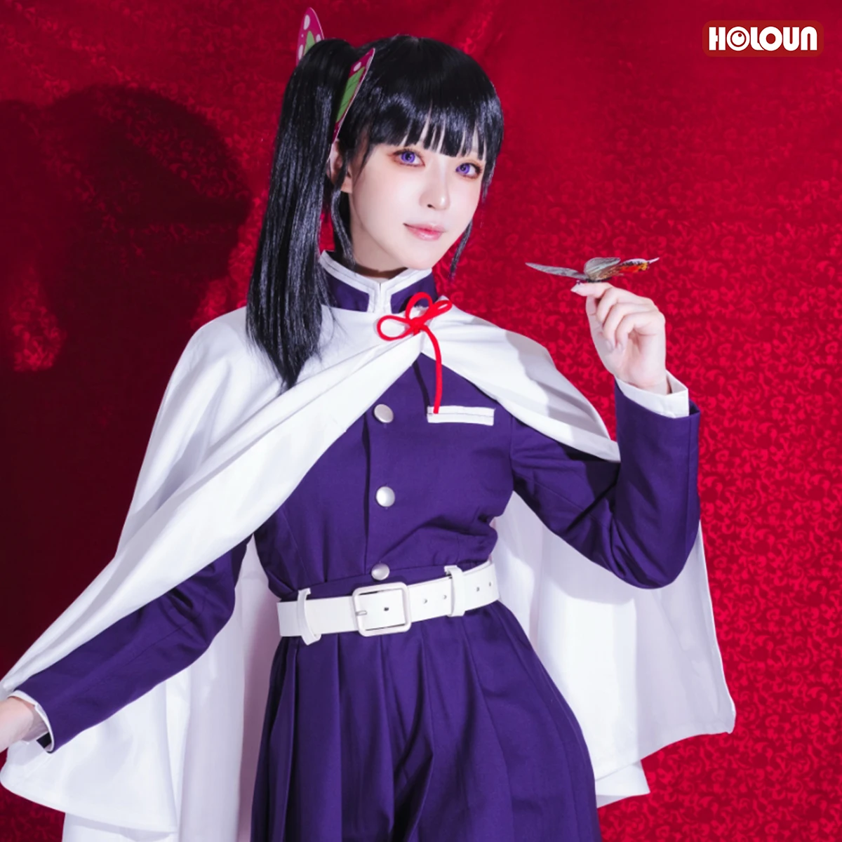 HOLOUN アニメツユリカナヲコスプレ衣装ウィッグ刺繍パー - Women'S Fashion Kilt のレビューと価格